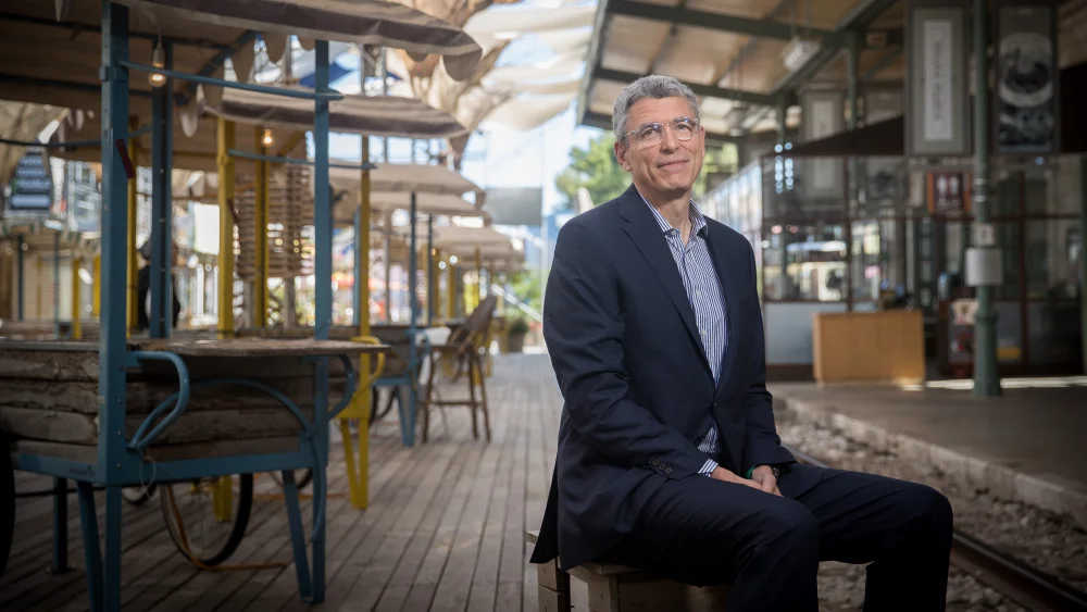 Rabbi Rick Jacobs, president of the Union for Reform Judaism, poses for a picture at the First Station Complex in Jerusalem on June 27, 2018. Photo by Yonatan Sindel/Flash90.