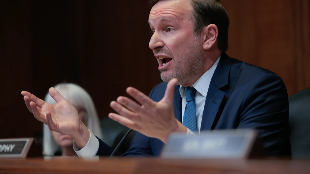 Sen. Chris Murphy (D-Conn.) at a hearing in the Dirksen Senate Office Building in Washington, D.C., on June 2, 2026. Photo by Chip Somodevilla/Getty Images.