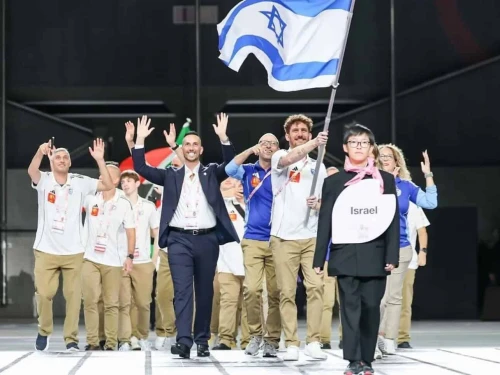 Members of the Israeli team to the Deaflympics underway in Tokyo. Credit: Assocation of the Deaf in Israel, November 15, 2025.