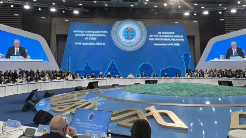The VII Congress of Leaders of World and Traditional Religions in Astana, Kazakhstan, Sept. 14, 2022. Source: Twitter.