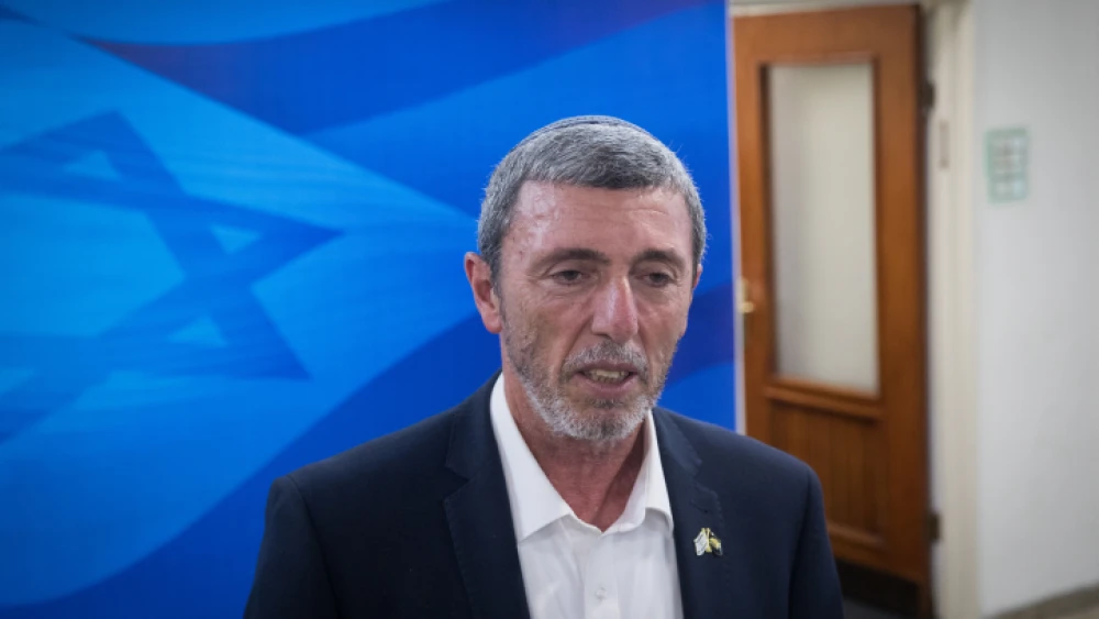 Israeli Education Minister Rafi Peretz arrives to the weekly Cabinet meeting, at the Prime Minister's Office in Jerusalem on June 24, 2019. Photo by Noam Revkin Fenton/Flash90.