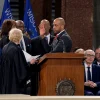 Mandela Barnes is sworn in as lieutenant governor at the Wisconsin State Capitol, Jan. 7, 2019. Credit: Coburn Dukehart/Wisconsin Center for Investigative Journalism/Wikimedia Commons.