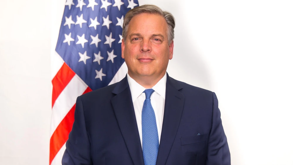 Official portrait of Donald Blome, as U.S. ambassador to Pakistan under U.S. President Joe Biden, May 2022. Credit: U.S. State Department.