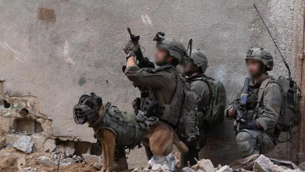 Israeli forces conducting ground operations in the Gaza Strip, Nov. 7, 2023. Credit: IDF.