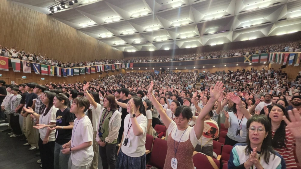 Thousands of Koreans from around the world gather in Jerusalem in a show of faith-based support for Israel. Credit: Israeli Ministry of Tourism, July 21, 2026.
