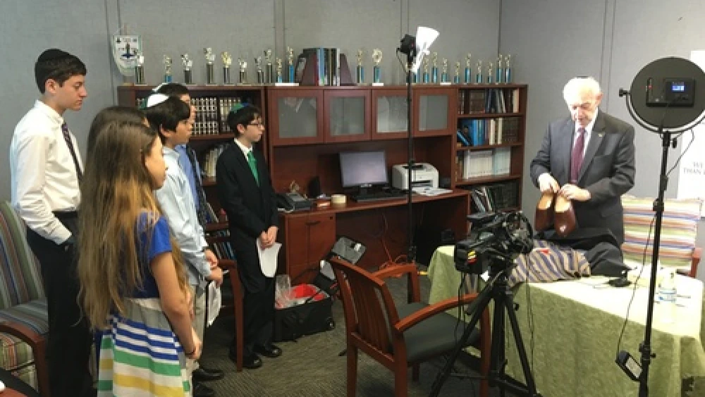 Katz Hillel Day School's "Names, Not Numbers" project, a collaboration between students and Holocaust survivors in Boca Raton, Fla. Credit: Courtesy Katz Hillel Day School.