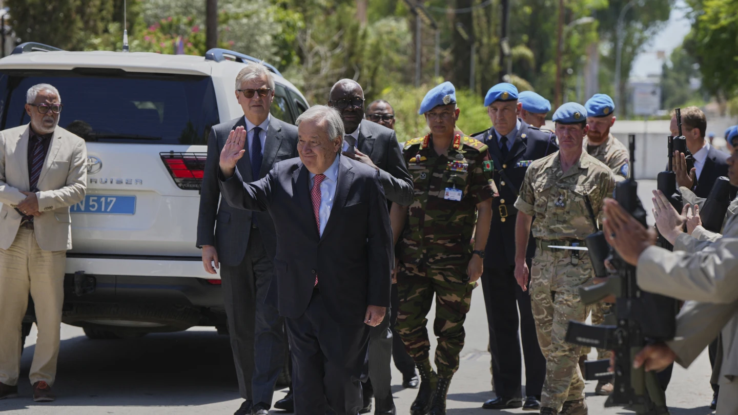 Not ‘helpful’ to discuss Turkey occupying Cyprus, UN says after JNS asks why Guterres singles out Israeli action in Syria