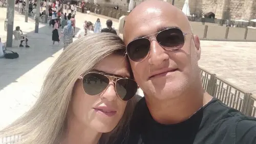 David Ashkenazi and his wife, Rachel. Credit: Courtesy.