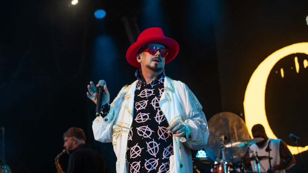Boy George performs on stage during Henley Festival 2026 at Mill Meadows in Henley-on-Thames, England, on July 8, 2026. Photo by Ki Price/WireImage.