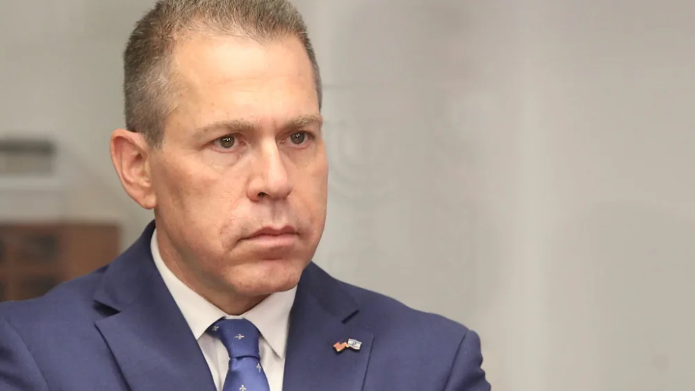 Israeli Ambassador to the United Nations Gilad Erdan addresses the Security Council. Source: Twitter.