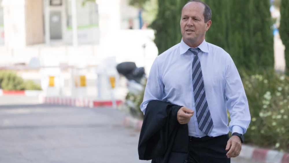 Former Jerusalem Mayor Nir Barkat arrives at a Likud Party meeting on May 28, 2019. Photo by Yonatan Sindel/Flash90.