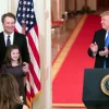 U.S. President Donald Trump nominates Judge Brett Kavanaugh, shown with his family, for the U.S. Supreme Court, July 9, 2018. Credit: The White House.