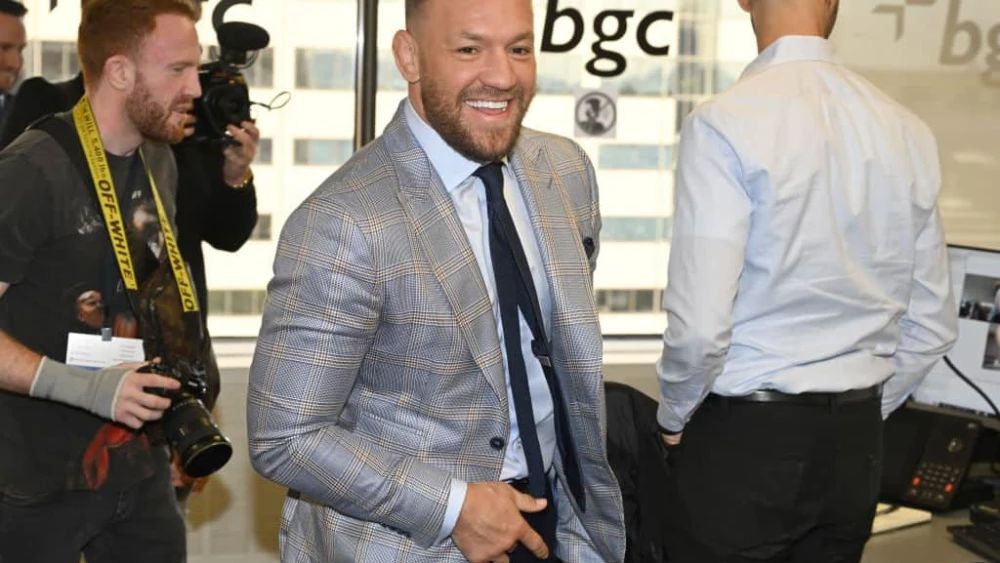 Connor McGregor attends Charity Day 2024 hosted by the Cantor Fitzgerald Relief Fund at BGC Group New York City on Sept. 11, 2024. Photo by Dave Kotinsky/Getty Images for The Cantor Fitzgerald Relief Fund.