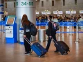 Passengers at the Ben Gurion International airport near Tel Aviv, June 25, 2025. Photo by Avshalom Sassoni/Flash90.