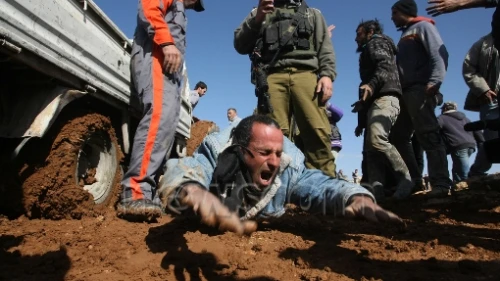 A recent AFP photograph allegedly depicting Israeli army brutality. Note: This is a screen grab and not the original photograph