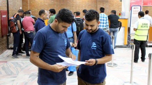 Members of the IsraAID Nepal team prepare to depart for Kerala, India, on Aug. 21, 2018. Credit: Courtesy.