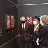 Japan’s Minister for Foreign Affairs Toshimitsu Motegi visits Yad Vashem in Jerusalem on Aug. 18, 2021. Photo by Yad Vashem/Yossi Ben David.