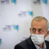 Director-general of Israel’s Ministry of Health Nachman Ash speaks during a Jerusalem press conference about new COVID restrictions, Dec. 12, 2021. Photo by Yonatan Sindel/Flash90.