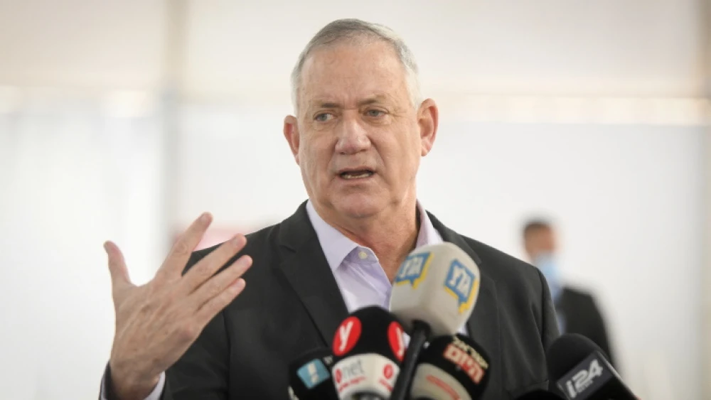Israeli Minister-without-Portfolio Benny Gantz. Credit: Flash90.