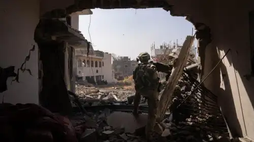 Israeli forces conducting ground operations in the Gaza Strip, Nov. 7, 2023. Credit: IDF.