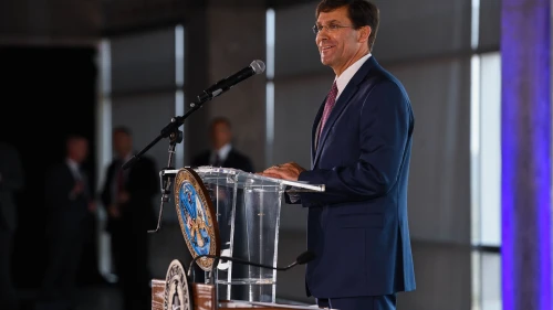 U.S. Secretary of Defense Mark Esper. Credit: Staff Sgt. Brandy N. Mejia/U.S. Army.