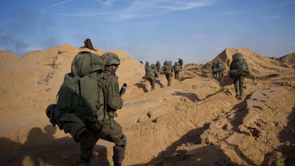 Israeli troops operating in the Hamas-ruled Gaza Strip, Nov. 16, 2023. Credit: IDF.