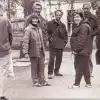 Tsilya Reitburd-Mendzheritsky, third from the right, was clearly up to no good. Photo courtesy of Max Samarov.