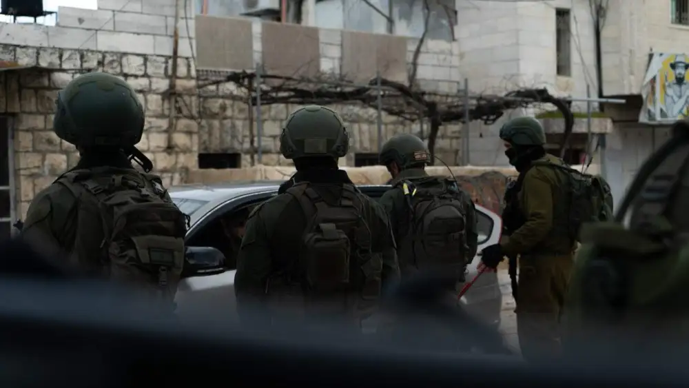Israeli forces operating in the Gaza Strip, Feb. 10, 2024. Credit: IDF.