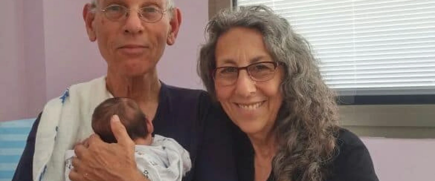 Judi Weinstein Haggai and her husband, Gad. Credit: Courtesy.