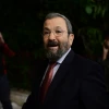 Former Israeli Prime Minister Ehud Barak during a press conference in Tel Aviv on April 3, 2019. Photo by Tomer Neuberg/Flash90.