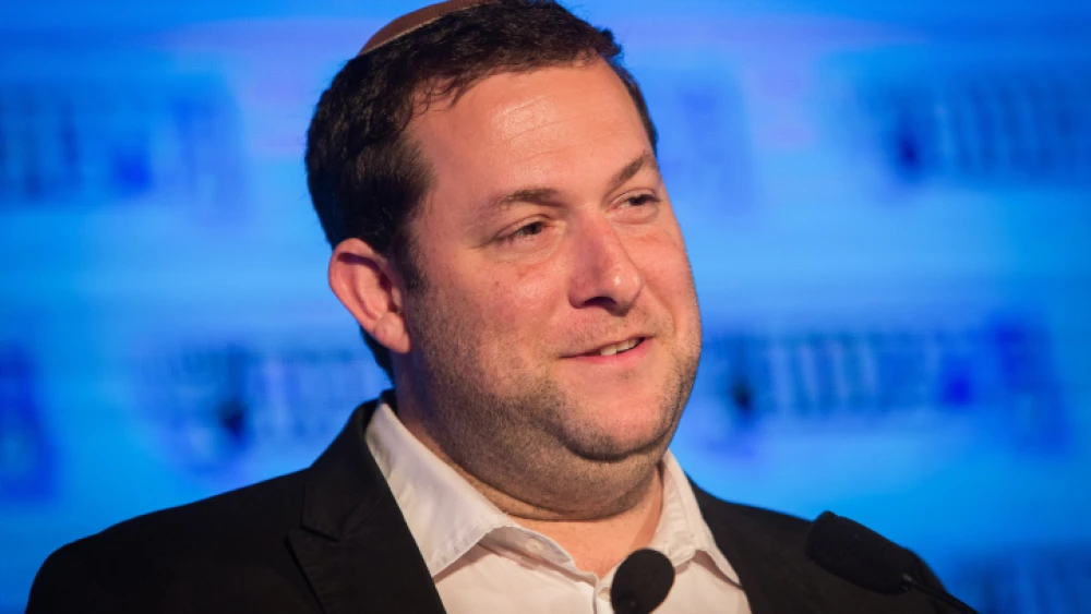 Samaria Regional Council head Yossi Dagan attends the 14th annual Jerusalem Conference of the "Besheva" group, on Feb. 12, 2017. Photo by Yonatan Sindel/Flash90.