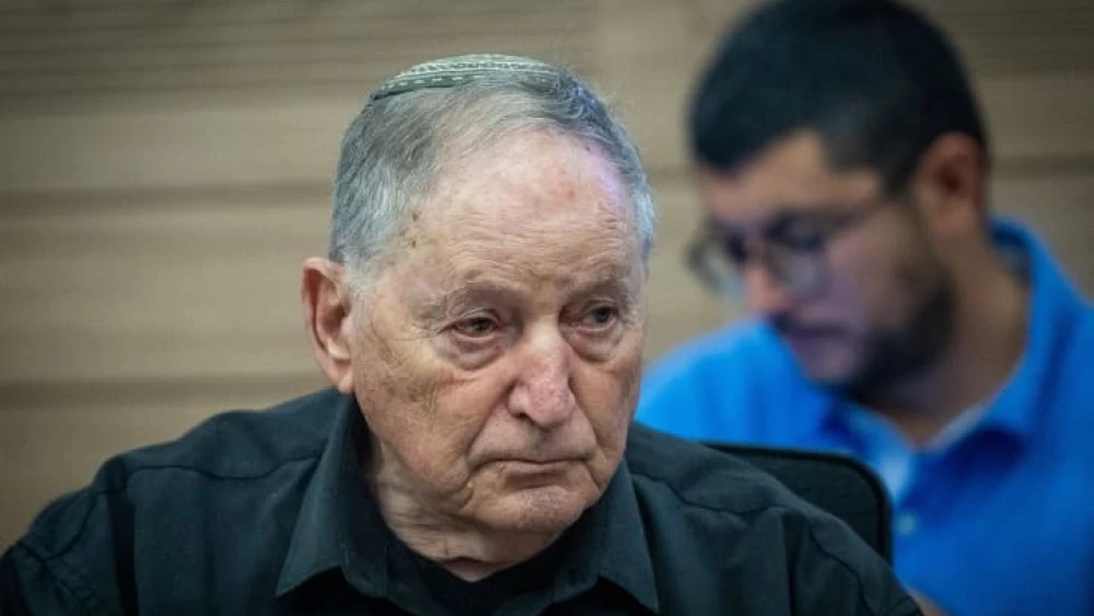 Secondary School Teachers Association chief Ran Erez attends an Education, Culture and Sports Committee meeting at the Knesset, June 26, 2024. Photo by Yonatan Sindel/Flash90.