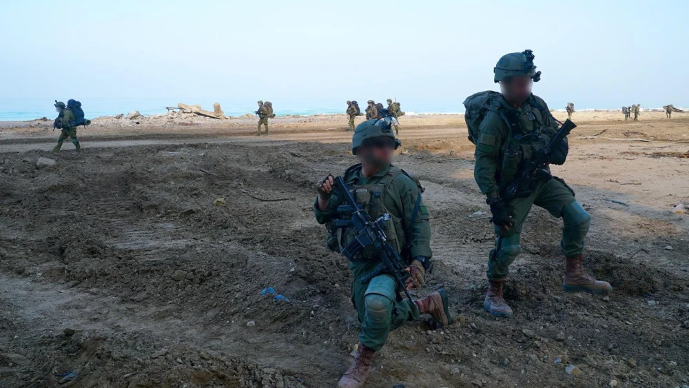 Israeli troops operating in the Hamas-ruled Gaza Strip, Dec. 3, 2023. Credit: IDF.
