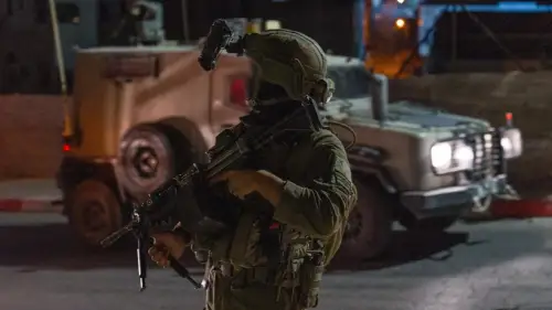 An Israeli soldier in Judea and Samaria, September 2025. Credit: IDF.