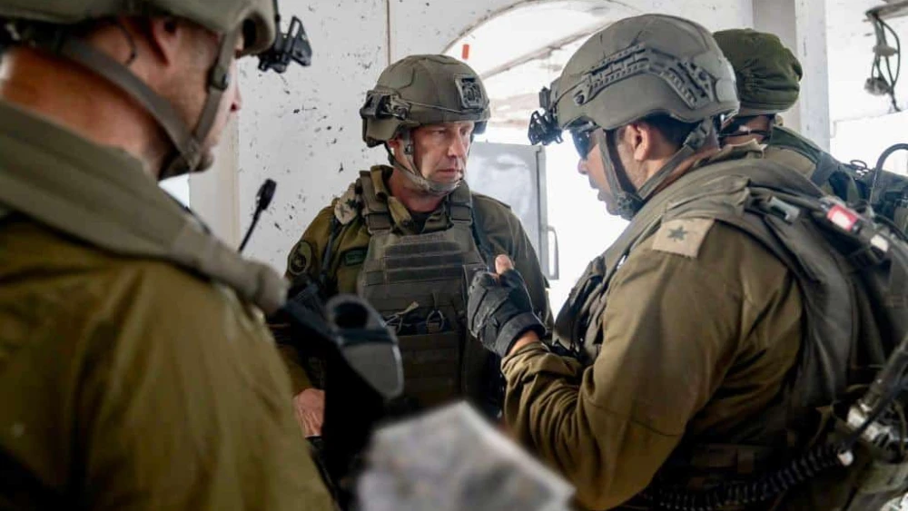 Israeli soldiers operating against Hamas in the Gaza Strip, Nov. 1, 2023. Credit: IDF.