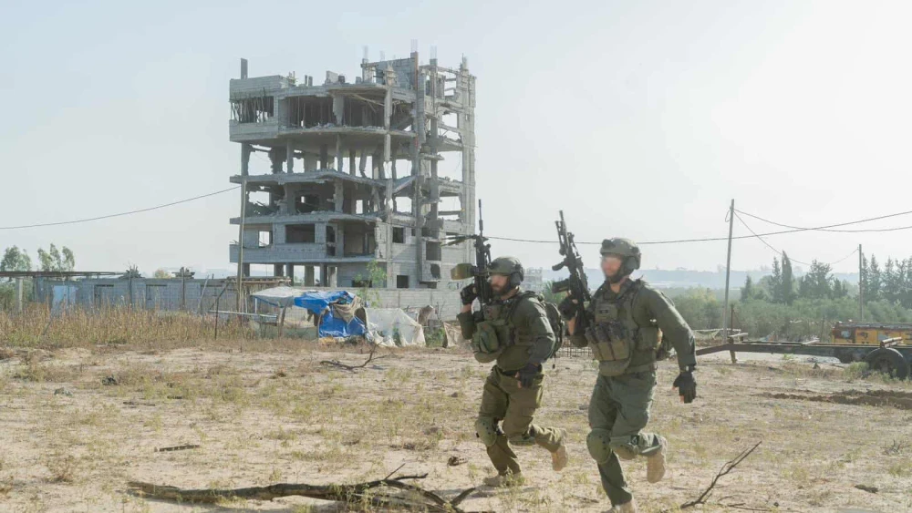 Israeli troops operating in the Hamas-ruled Gaza Strip, Nov. 30, 2023. Credit: IDF.