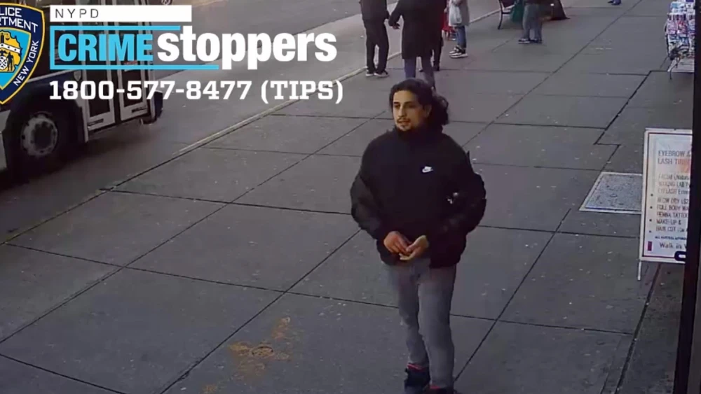 Suleiman Othman of Staten Island, N.Y., is being charged with third-degree assault, along with aggravated harassment and hate-crime charges. Source: Screenshot.