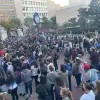 Students march against antisemitism at George Washington University, Nov. 2, 2021. Source: American Jewish Committee/Twitter.