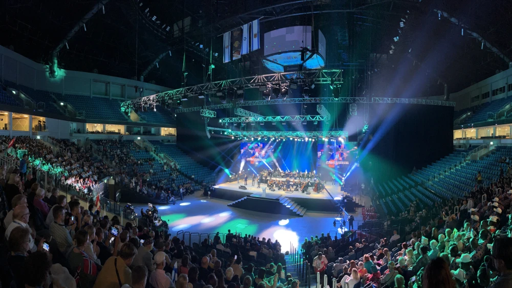 The Feast of Tabernacles on October 11, 2022. (Credit; Maayan Hoffman)