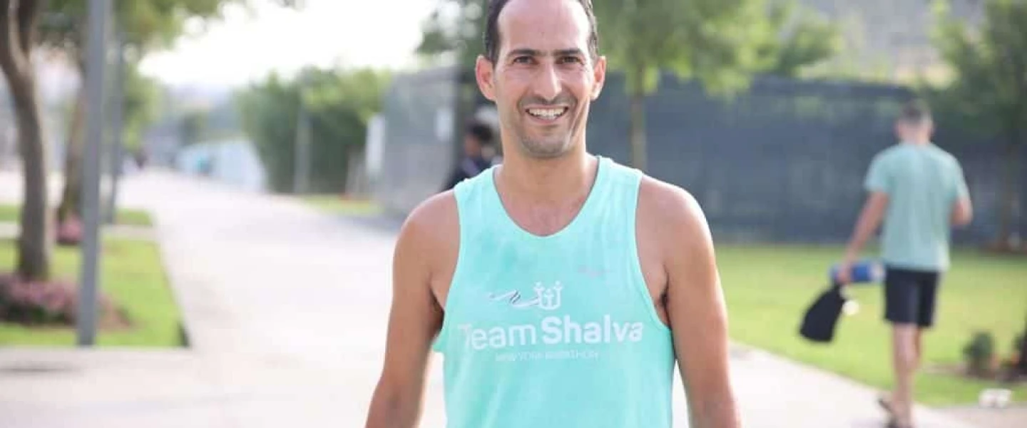 Col. (res.) Uri Levi will lead Team Shalva's 130-member squad competing in the New York City Marathon. Photo by Or Gefen/TPS.