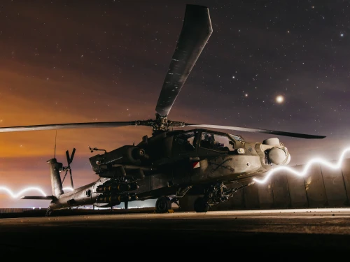 A U.S. Army AH-64 Apache attack helicopter prepares to support “Operation Hawkeye Strike” in the U.S. Central Command area of responsibility, Dec 19, 2025. Credit: Courtesy of U.S. Army.