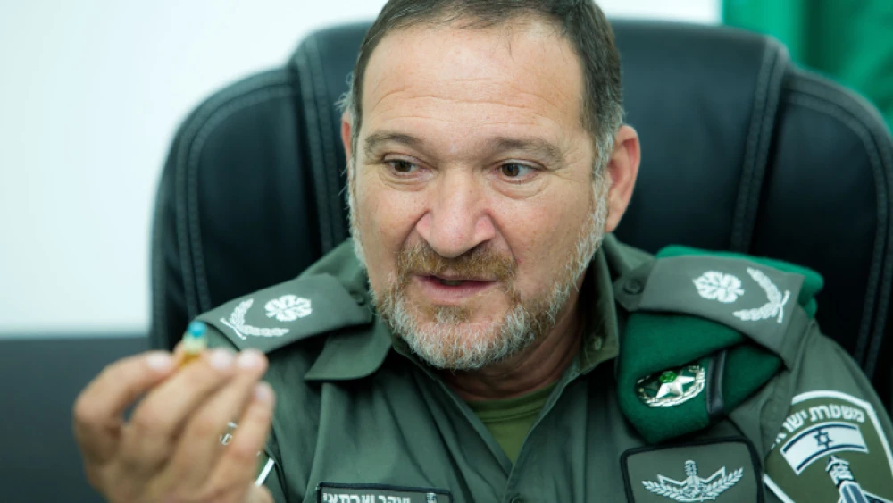 Yaakov "Kobi" Shabtai, commander of the Israeli Border Police, Sept. 28, 2017. Photo by Moshe Shai/Flash90.