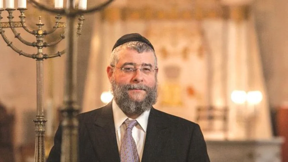 Chief Rabbi of Moscow Pinchas Goldschmidt, June 7, 2022. Credit: CER.