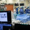 Israeli doctors perform cardiac catheterizations in an operating room at Hadassah Ein Karem Hospital, in Jerusalem, Jan. 20, 2020. Photo by Hadas Parush/Flash90.