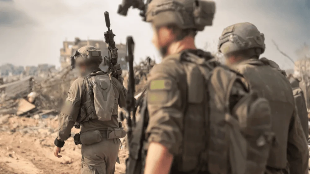 IDF troops expand ground operations in Gaza City as part of Operation Gideon’s Chariots II, Sept. 16, 2025. Credit: IDF.