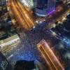 Tens of thousands of Israelis protest against the proposed changes to the legal system in Tel Aviv, Jan. 21, 2023. Photo by Flash90.