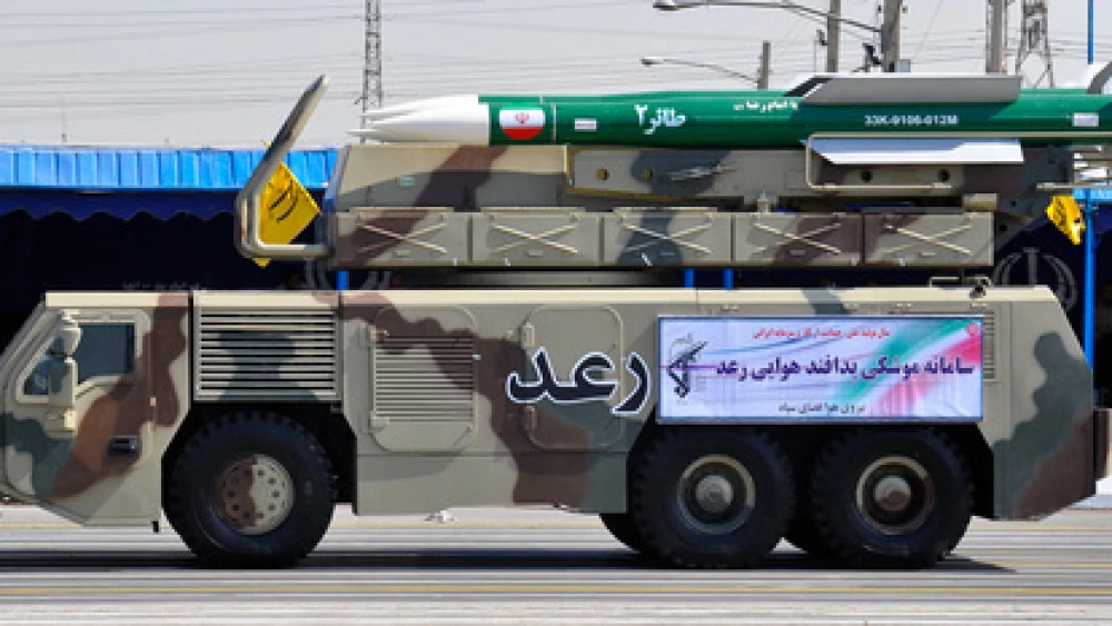 Click photo to download. Caption: Iran's Raad air defense system. Credit: M-ATF via Wikimedia Commons.