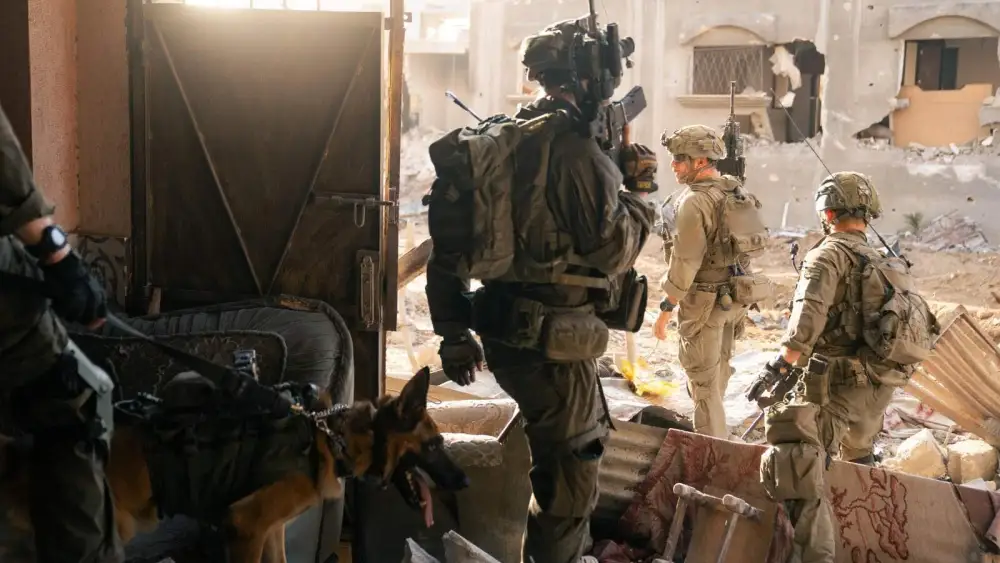 Israeli soldiers during operational activities in the Gaza Strip, July 2025. Credit: IDF.