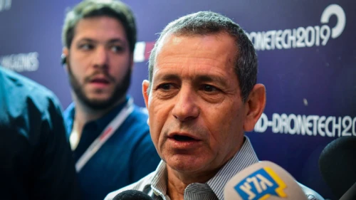 Shin Bet chief Nadav Argaman visits at the 8th International UVID Conference at the Avenue Convention Center in Airport City, Nov. 7, 2019. Photo by Flash90.