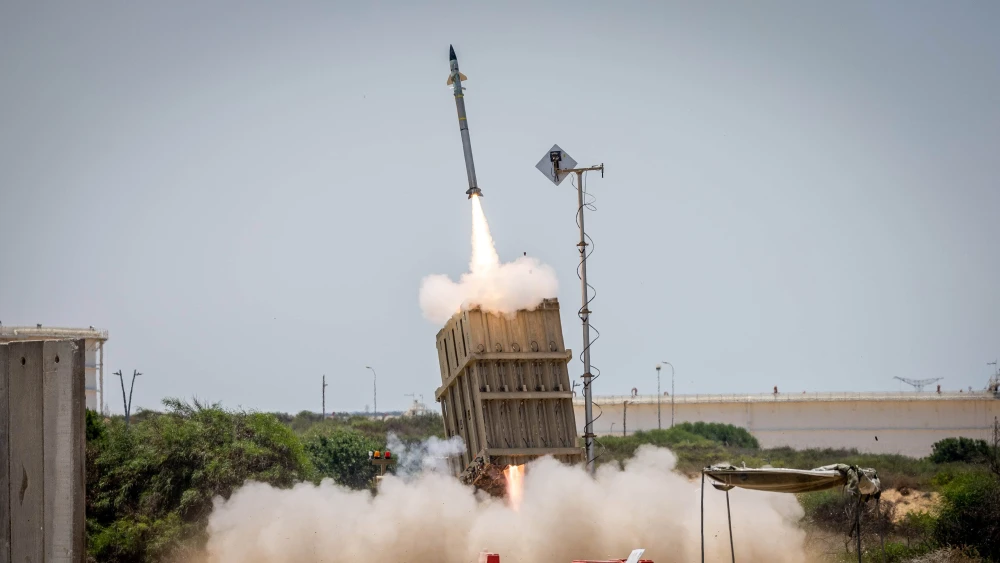 Iron Dome battery in Ashkelon